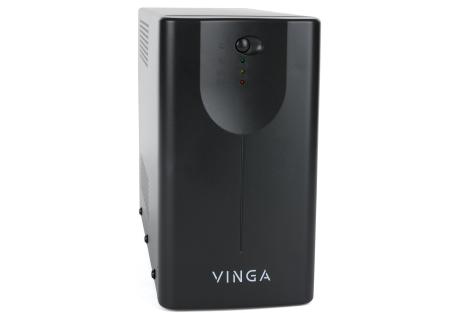 Пристрій безперебійного живлення Vinga LED 1500VA metal case (VPE-1500M)