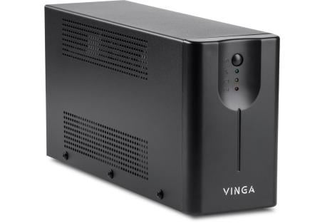 Пристрій безперебійного живлення Vinga LED 1500VA metal case (VPE-1500M)