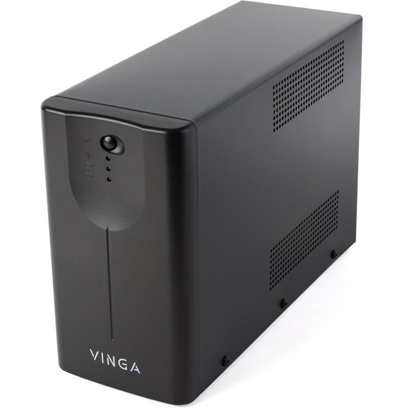 Пристрій безперебійного живлення Vinga LED 1500VA metal case (VPE-1500M)