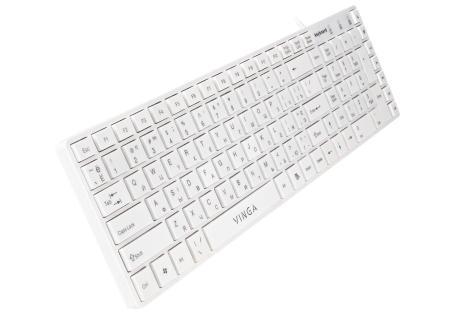 Клавіатура Vinga KB820White