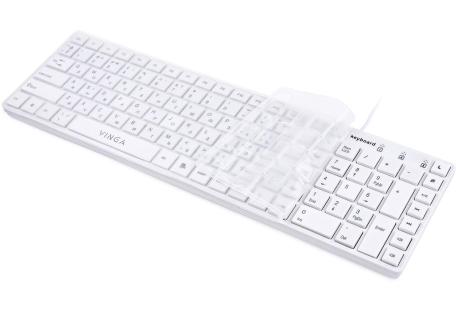 Клавіатура Vinga KB820White