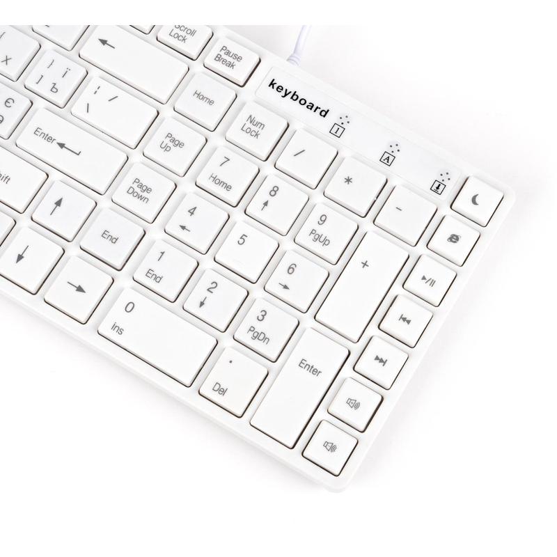 Клавіатура Vinga KB820White