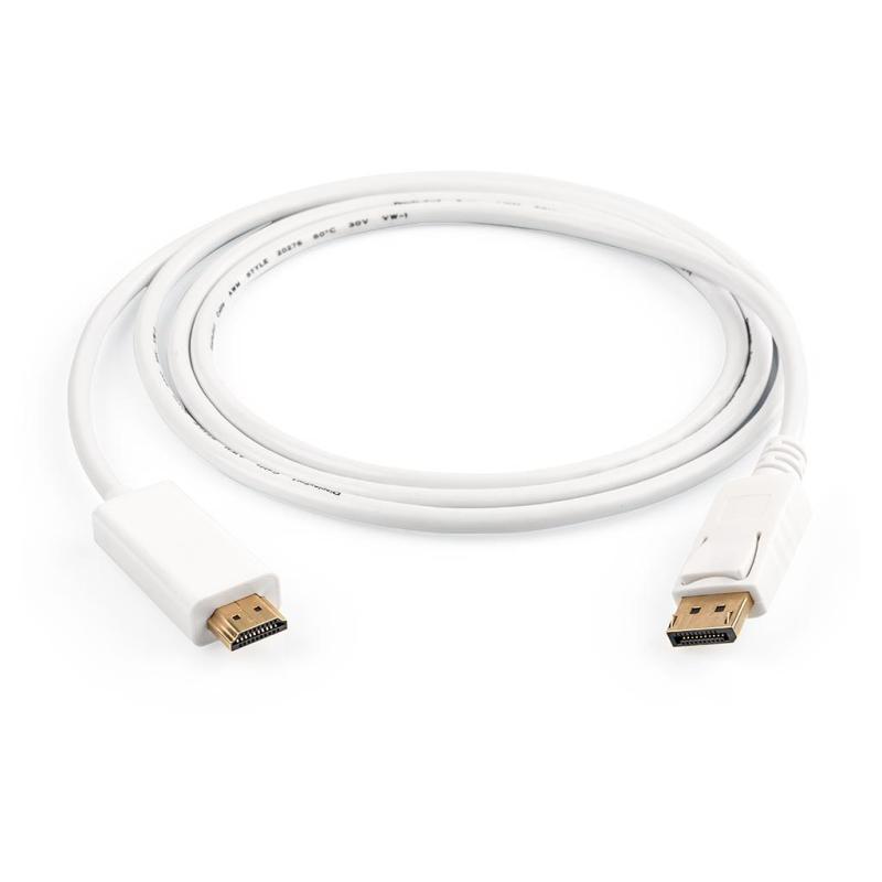 Кабель мультимедійний Display Port to HDMI  1.8m Vinga (DPHDMI01-1.8)