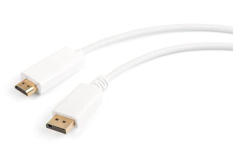 Кабель мультимедійний Display Port to HDMI  1.8m Vinga (DPHDMI01-1.8)