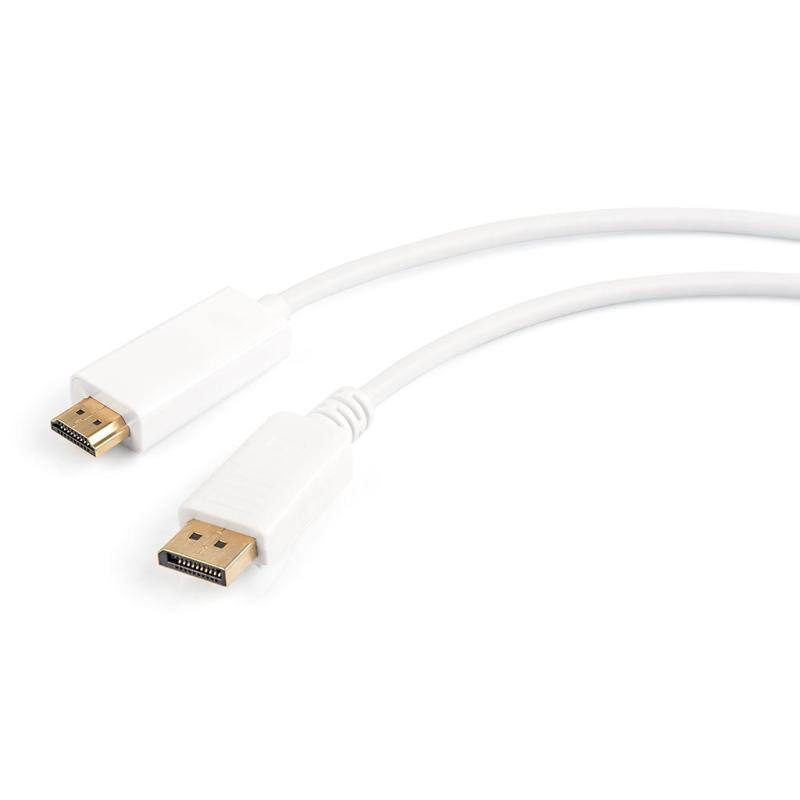 Кабель мультимедійний Display Port to HDMI  1.8m Vinga (DPHDMI01-1.8)