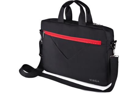 Сумка для ноутбука Vinga 15.6" NB250BR black-red (NB250BR)