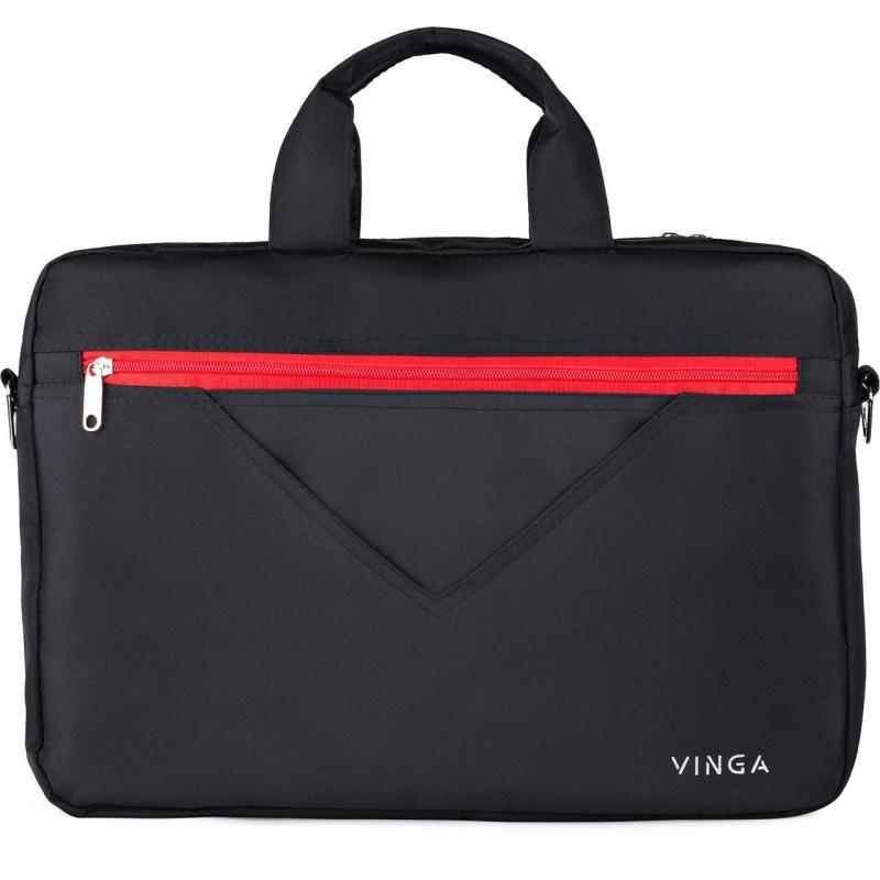 Сумка для ноутбука Vinga 15.6" NB250BR black-red (NB250BR)