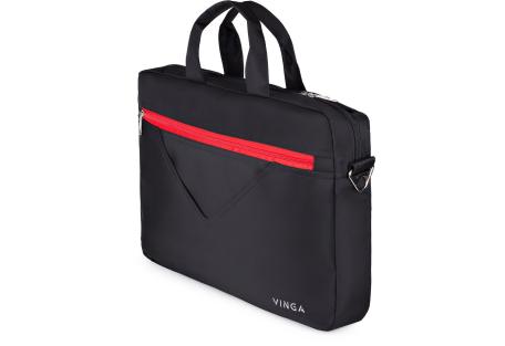 Сумка для ноутбука Vinga 15.6" NB250BR black-red (NB250BR)