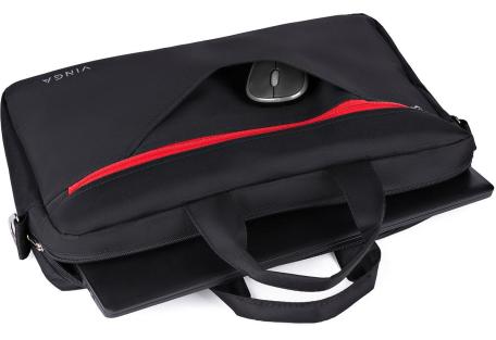 Сумка для ноутбука Vinga 15.6" NB250BR black-red (NB250BR)
