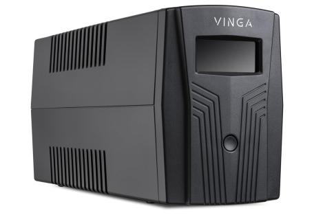 Пристрій безперебійного живлення Vinga LCD 800VA plastic case with USB (VPC-800PU)