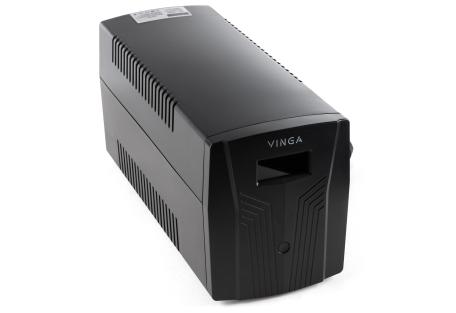 Пристрій безперебійного живлення Vinga LCD 800VA plastic case with USB (VPC-800PU)