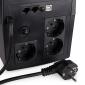 Пристрій безперебійного живлення Vinga LED 1200VA plastic case with USB (VPE-1200PU)