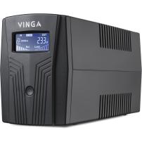 Пристрій безперебійного живлення Vinga LCD 1200VA plastic case with USB (VPC-1200PU)