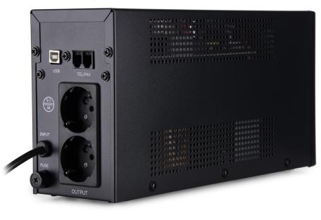 Пристрій безперебійного живлення Vinga LED 800VA metal case with USB (VPE-800MU)