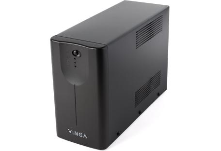 Пристрій безперебійного живлення Vinga LED 800VA metal case with USB (VPE-800MU)