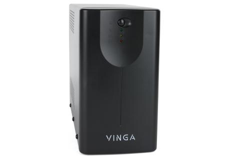Пристрій безперебійного живлення Vinga LED 800VA metal case with USB (VPE-800MU)