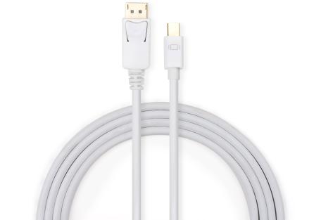 Кабель мультимедійний miniDisplay port to Display port 1.8m Vinga (DP02-1.8)