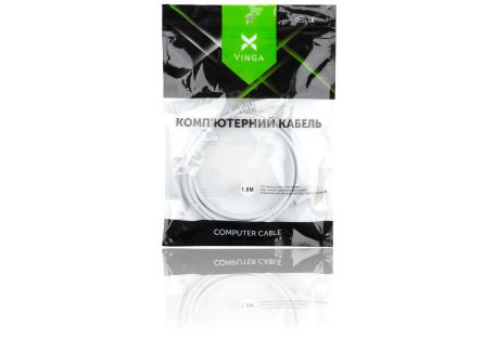 Кабель мультимедійний miniDisplay port to Display port 1.8m Vinga (DP02-1.8)