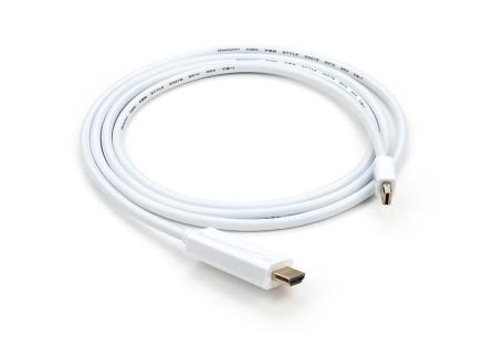 Кабель мультимедійний miniDisplay port to HDMI 1.8m Vinga (DPHDMI02-1.8)