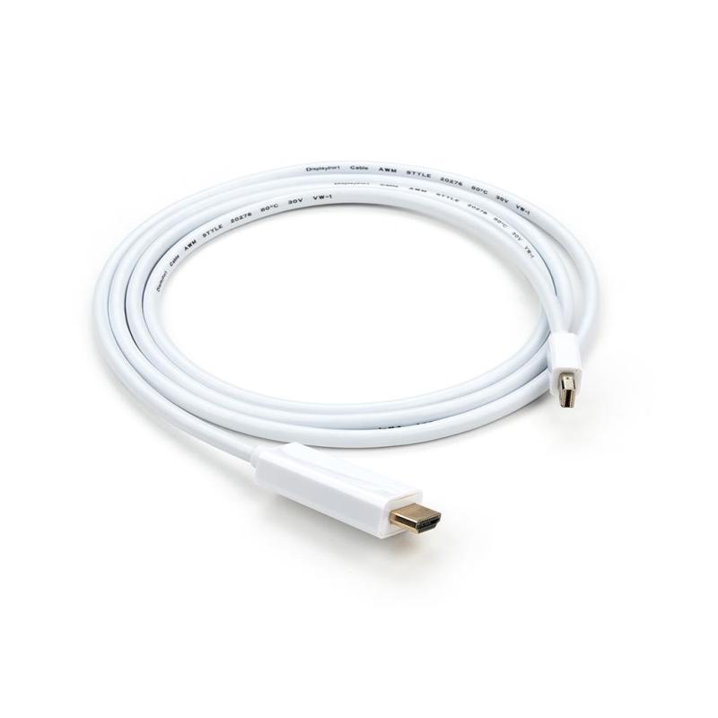 Кабель мультимедійний miniDisplay port to HDMI 1.8m Vinga (DPHDMI02-1.8)