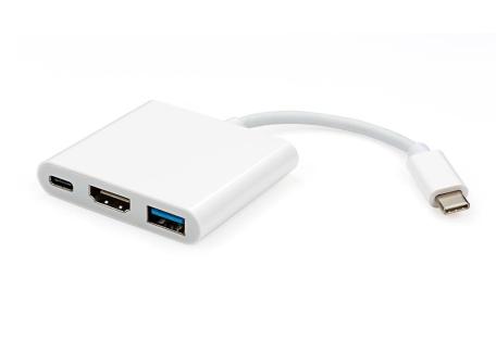 Концентратор Vinga Type C/M TO HDMI A/F+USB 3.0 A/F+Type C/F (HUB042)