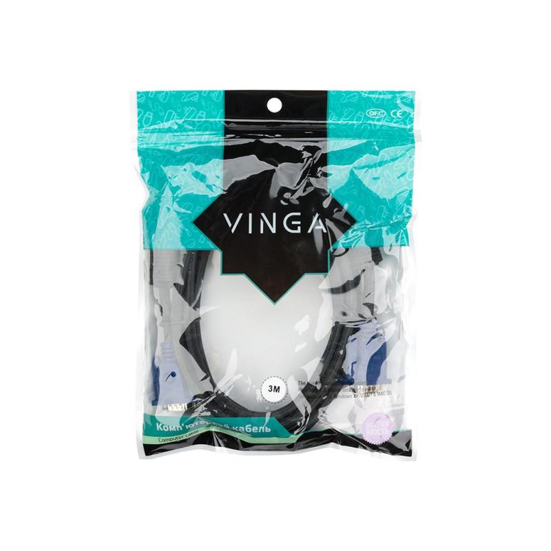 Кабель мультимедійний VGA 3.0m Vinga (VGA02-3.0)
