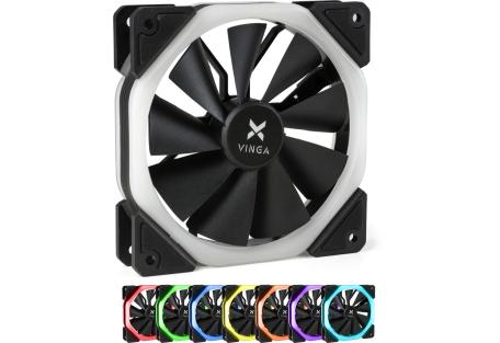 Кулер до корпусу Vinga RGB fan-04