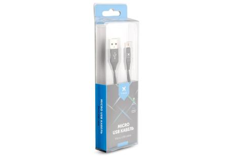 Дата кабель USB 2.0 AM to Micro 5P 1m metal back Vinga (VRC071BKA)