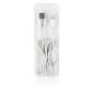 Дата кабель USB 2.0 AM to Lightning 1.0m fabric silver Vinga (VRC511SI)