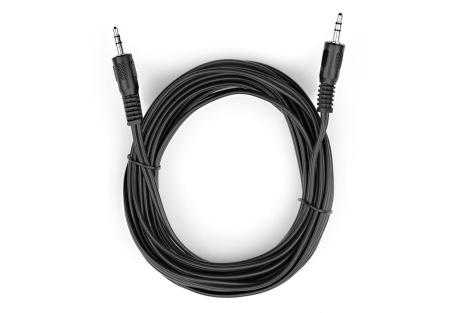 Кабель мультимедійний Jack 3.5mm 5 m MM 3С Vinga (VCPDCJ35MM5BK)