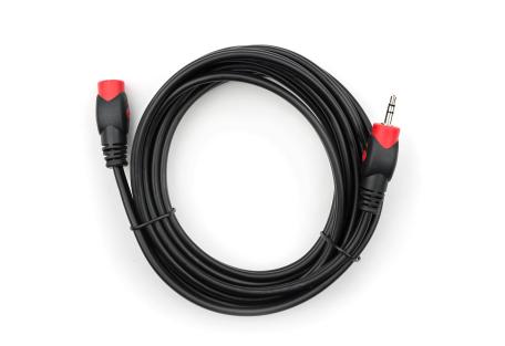 Кабель мультимедійний Jack 3.5mm M/F 3 m Vinga (VCPDCJ35MF3BK)