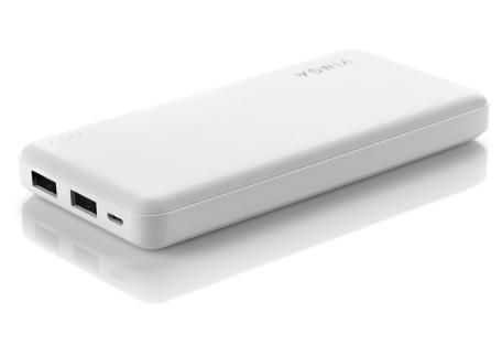Батарея універсальна Vinga 10000 mAh white (BTPB1910WH)