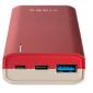 Батарея універсальна Vinga 10000 mAh soft touch red (BTPB3810QCROR)