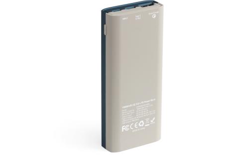 Батарея універсальна Vinga 10000 mAh soft touch blue (BTPB3810QCROBL)