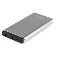 Батарея універсальна Vinga 10000 mAh QC3.0 PD aluminium silver (BTPB1010QCALS)