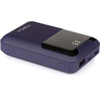 Батарея універсальна Vinga 10000 mAh Display soft touch purple (BTPB0310LEDROP)