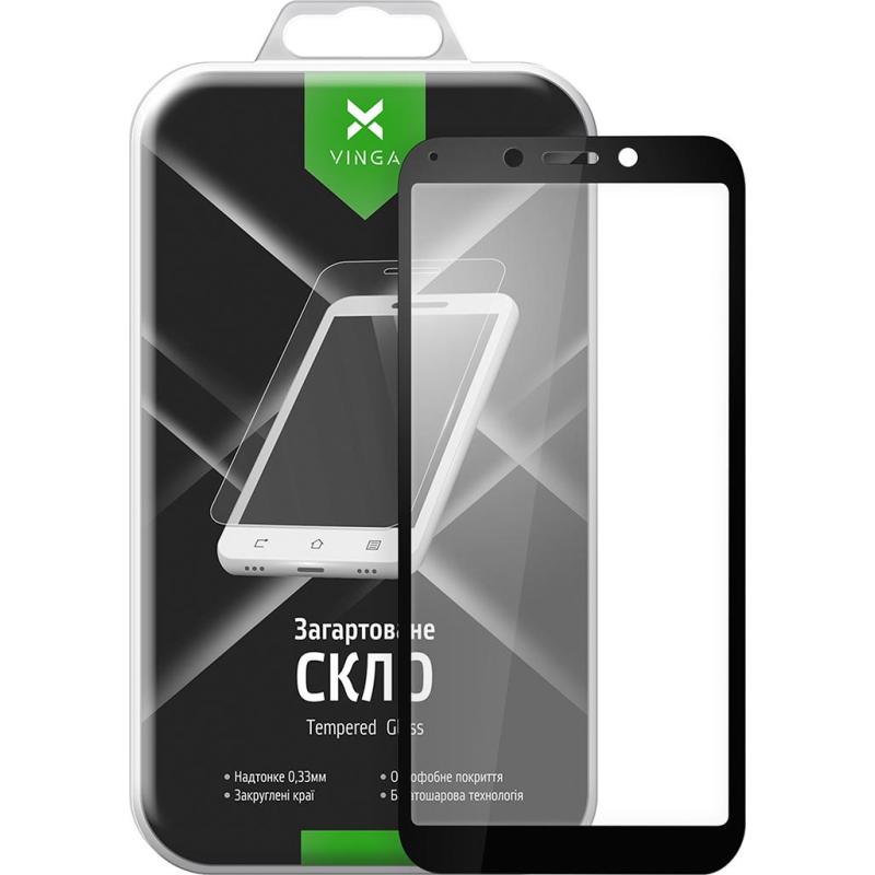 Скло захисне Vinga для Xiaomi Redmi 6A (Black) (VTPGS-R6A)