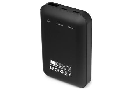 Батарея універсальна Vinga 10000 mAh Display soft touch black (BTPB0310LEDROBK)