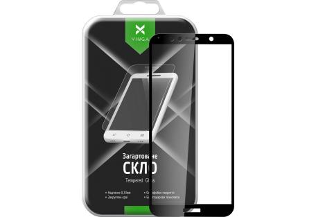 Скло захисне Vinga для Huawei Y6 2018 (Black) (VTPGS-Y62018)