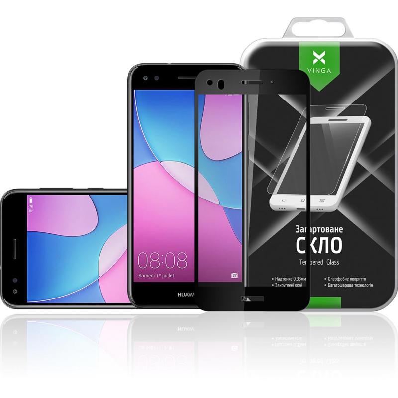Скло захисне Vinga для Huawei Y6 Pro 2017 (Black) (VTPGS-Y6P2017)