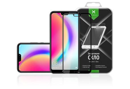 Скло захисне Vinga для Huawei P20 Lite (Black) (VTPGS-P20L)