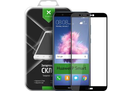 Скло захисне Vinga для Huawei P Smart (Black) (VTPGS-PS)