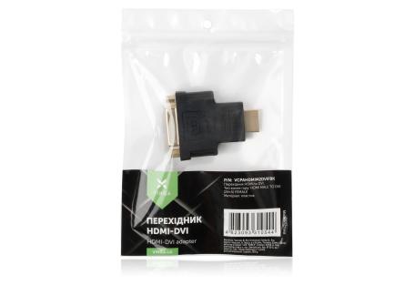 Перехідник HDMI AM to DVI 24+5 F Vinga (VCPAHDMIM2DVIFBK)