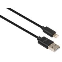 Дата кабель USB 2.0 AM to Lightning 1.8m Spring black Vinga (VCPDCLS1.8BK)