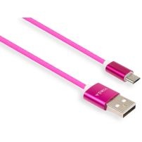 Дата кабель USB 2.0 AM to Micro 5P 1.0m rainbow nylon Vinga (VCPDCMCOLNB1RS)